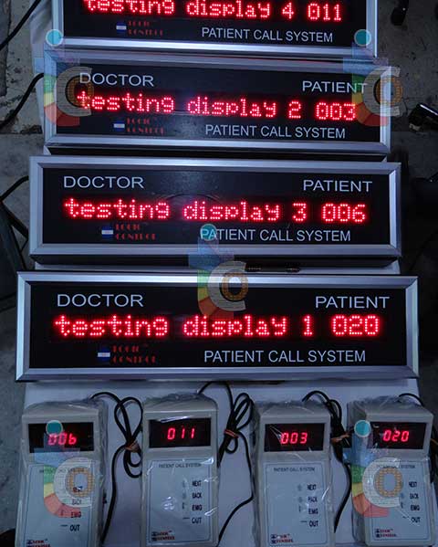 Patient wireless token display
